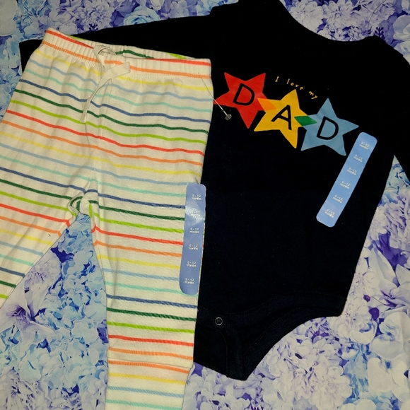 GAP Other - Nwt gap bodysuit pants boys baby 6-12 mo